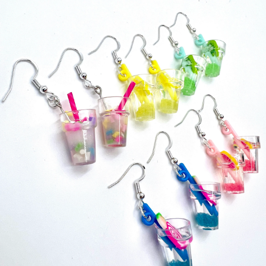 Fruity Drink Earrings