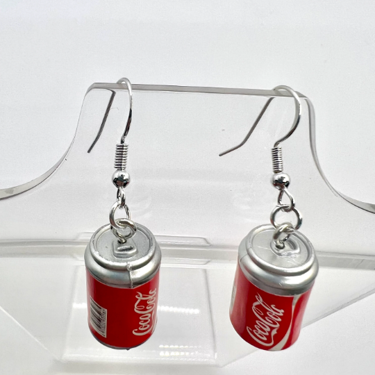 Coca Cola Coke Can Earrings