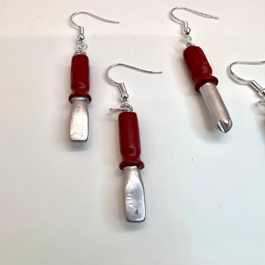 Screw Driver Earrings