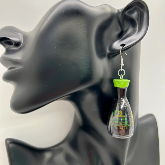 Kikkoman Soy Sauce Earrings
