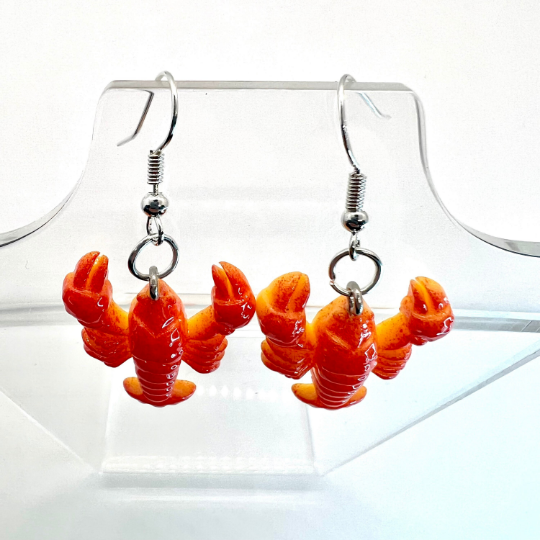 Red Lobster Earrings