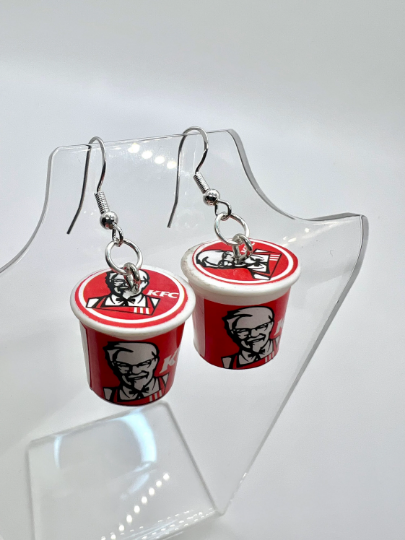 KFC Bucket Earrings