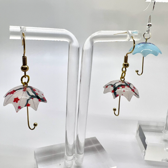 Floral Umbrella Earrings