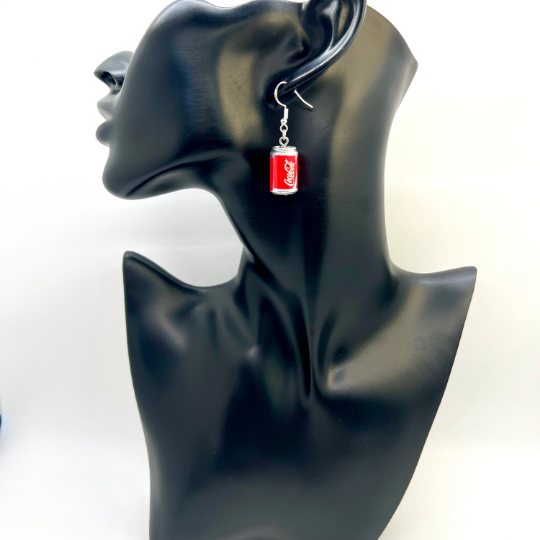Coca Cola Coke Can Earrings
