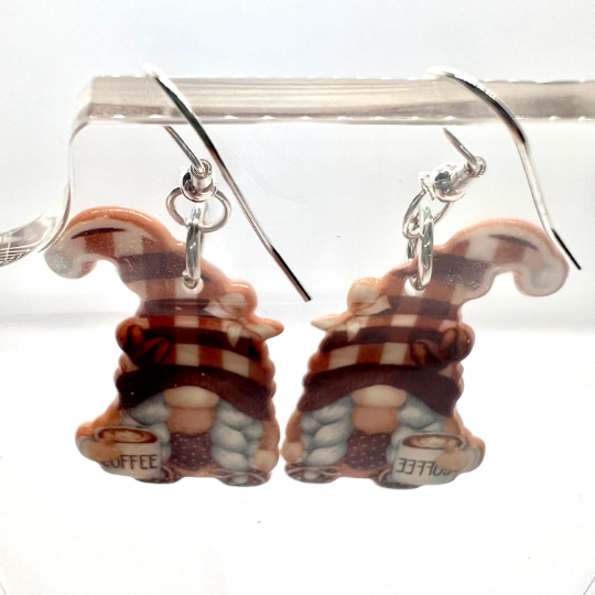 Coffee Gnome Earrings