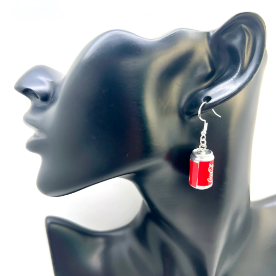Coca Cola Coke Can Earrings