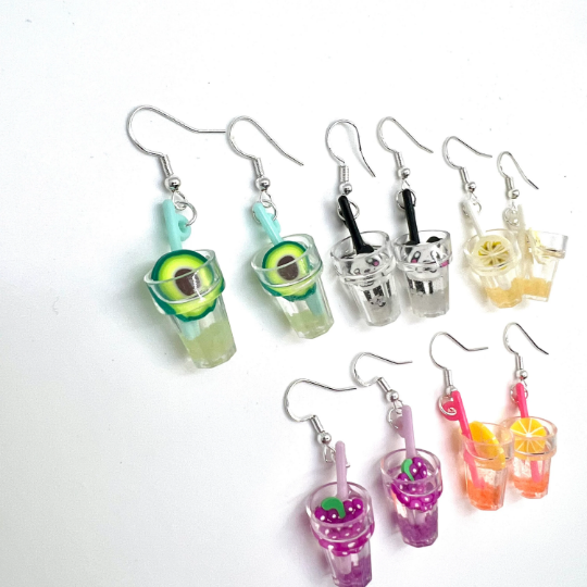 Lemonade Drink Earrings