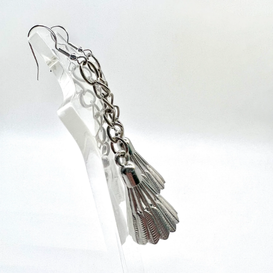 Badminton Birdie Earrings