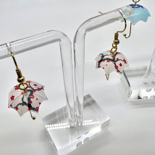 Floral Umbrella Earrings