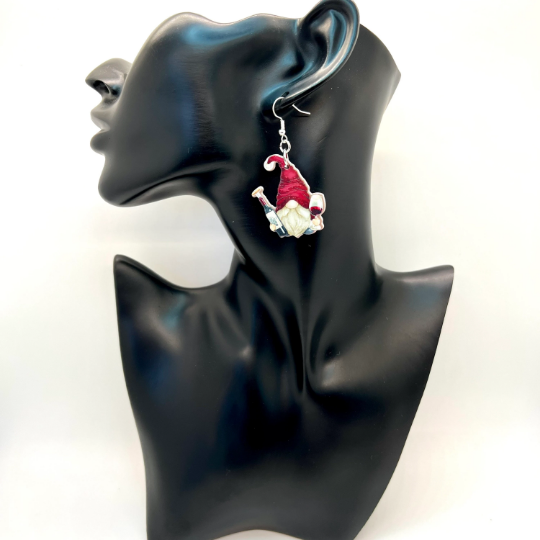 Wine Gnome Earrings