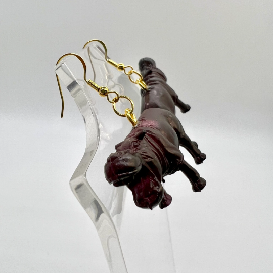 Hippo Earrings