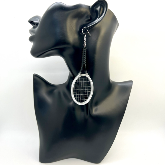 Tennis Racket Earrings