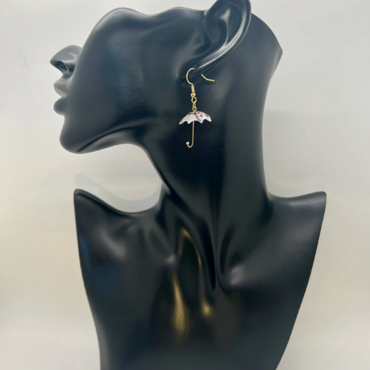 Floral Umbrella Earrings