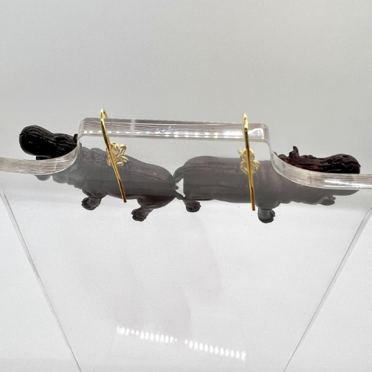 Hippo Earrings