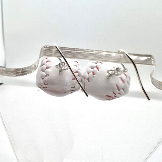 Large Baseball Earrings