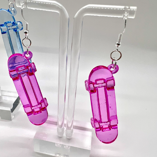 Skateboard Earrings