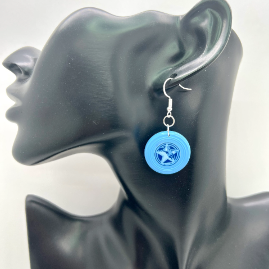 Frisbee Earrings