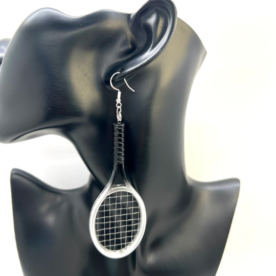 Tennis Racket Earrings
