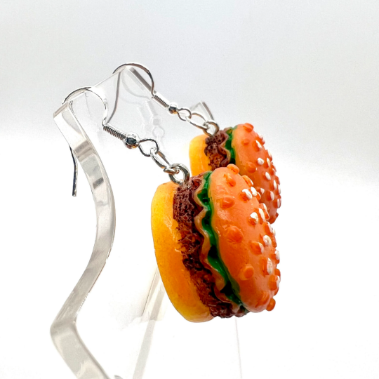 Hamburger Earrings