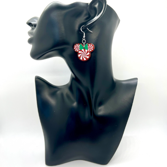 Mickey Peppermint Earrings