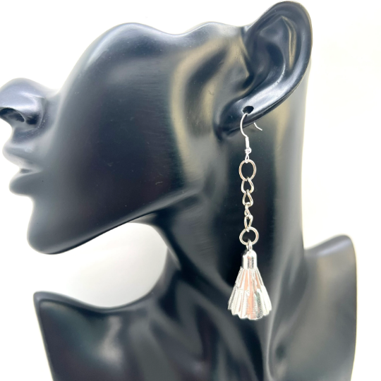 Badminton Birdie Earrings