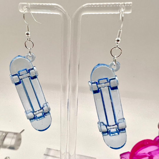 Skateboard Earrings