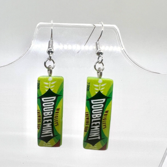 Double Mint Gum Earrings
