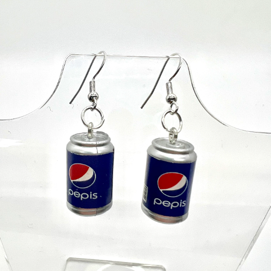 Pepsi Can Earrings