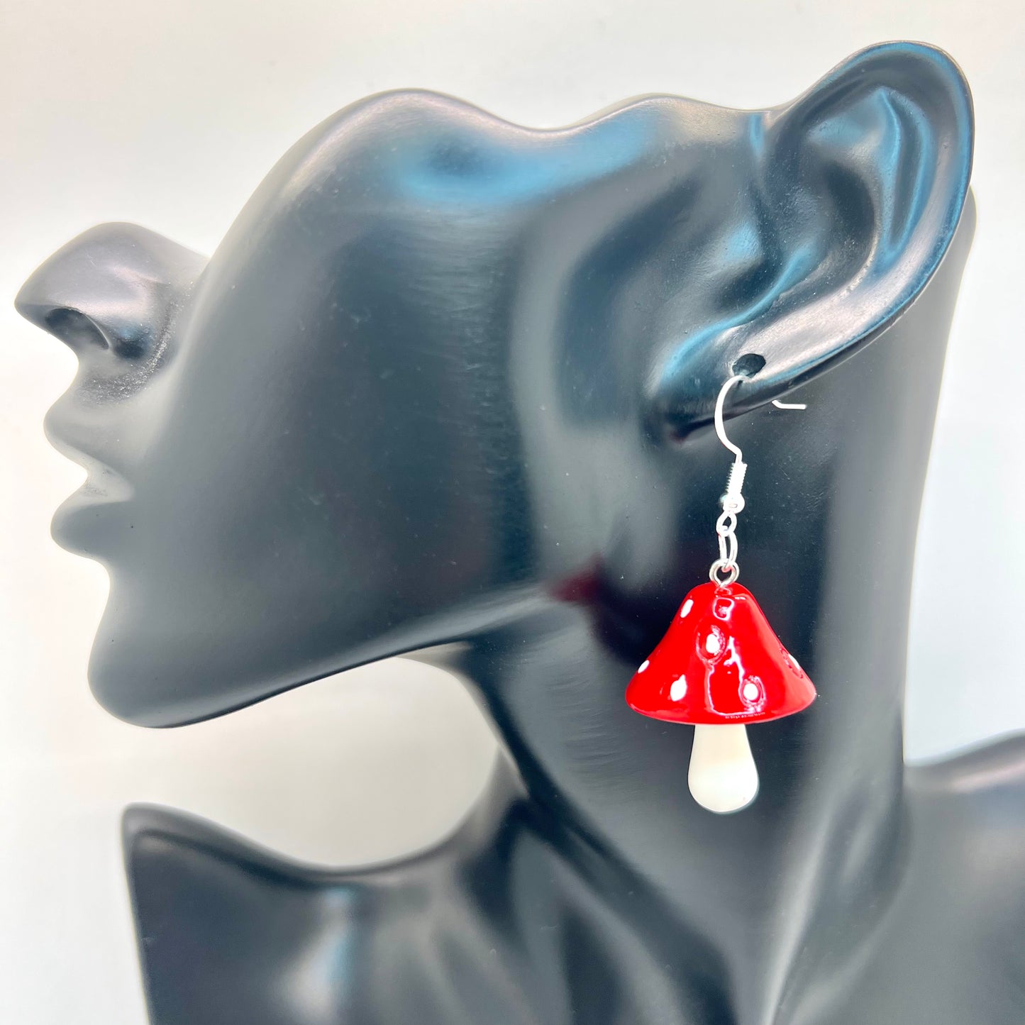 Large Mushroom Earrings