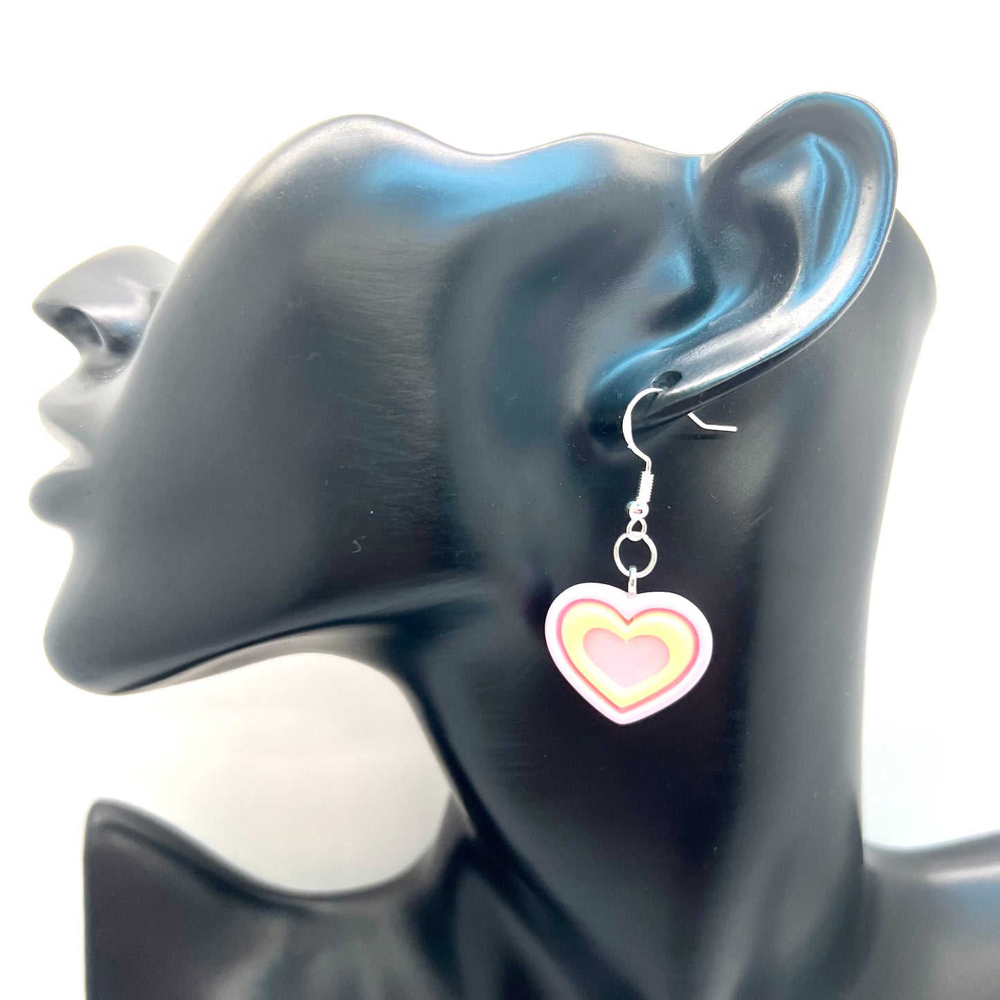 Pastel Heart Earrings
