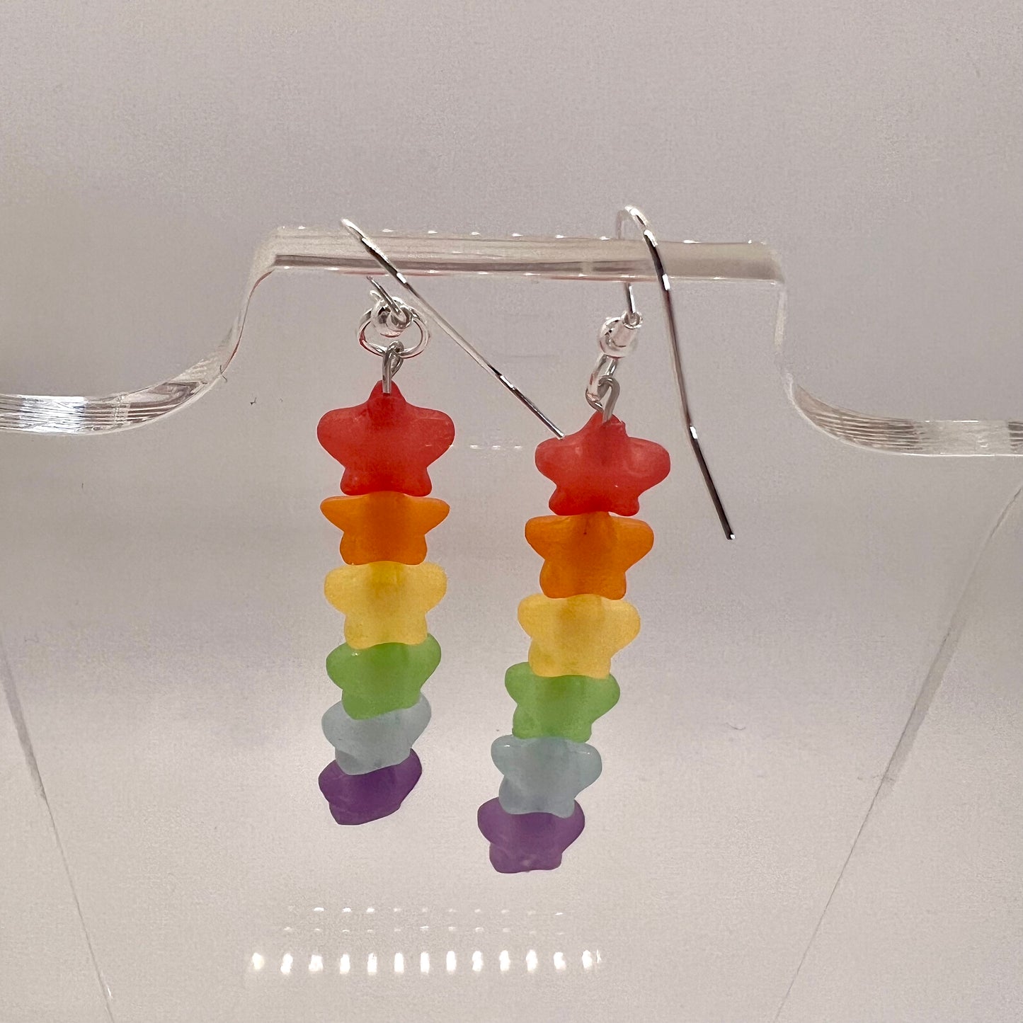 Rainbow Star Earrings