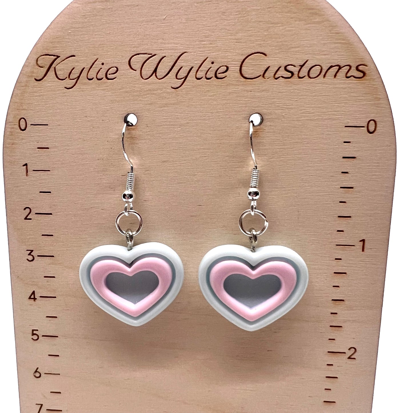Pastel Heart Earrings