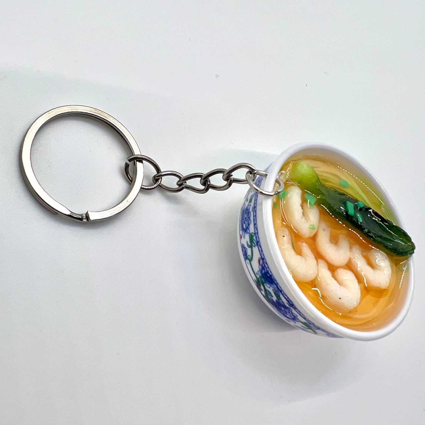 Shrimp Pho Bowl Keychain