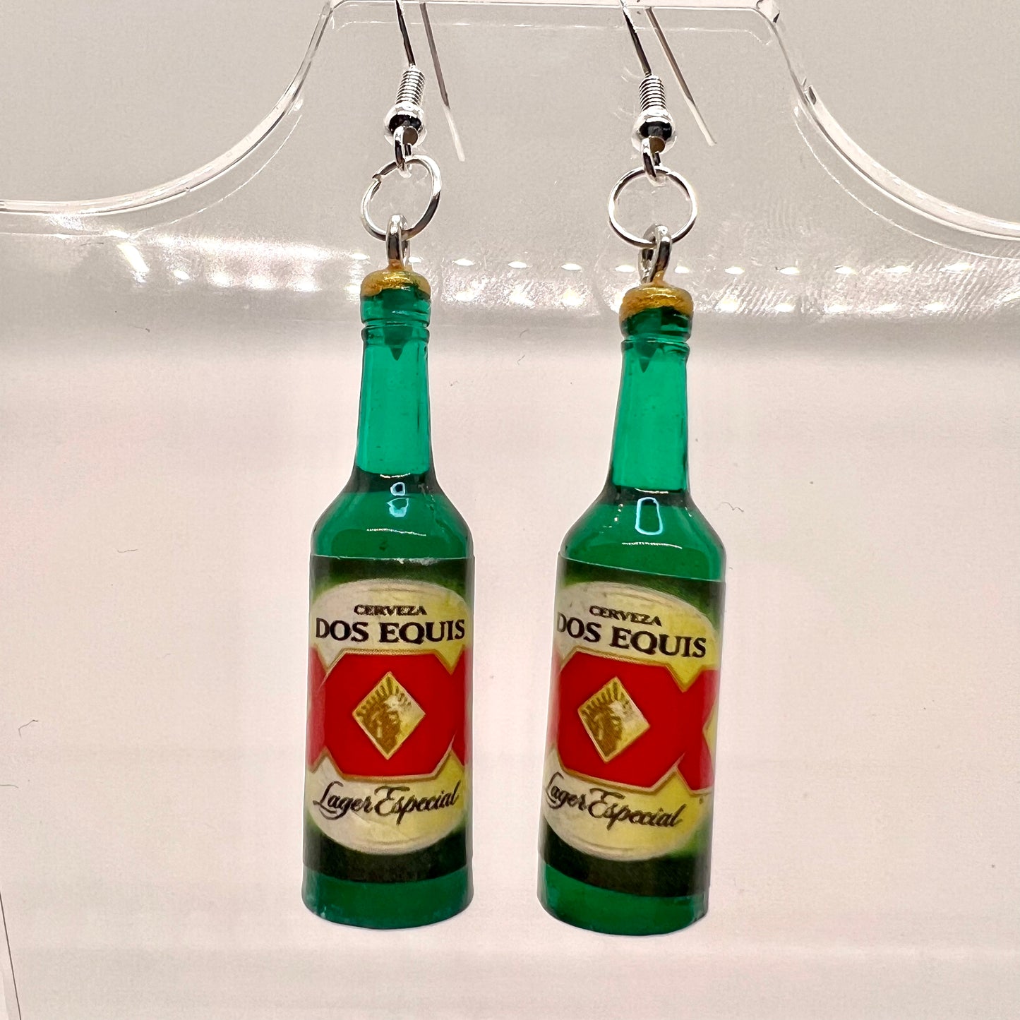 XX Dos Equis Bottle Earrings