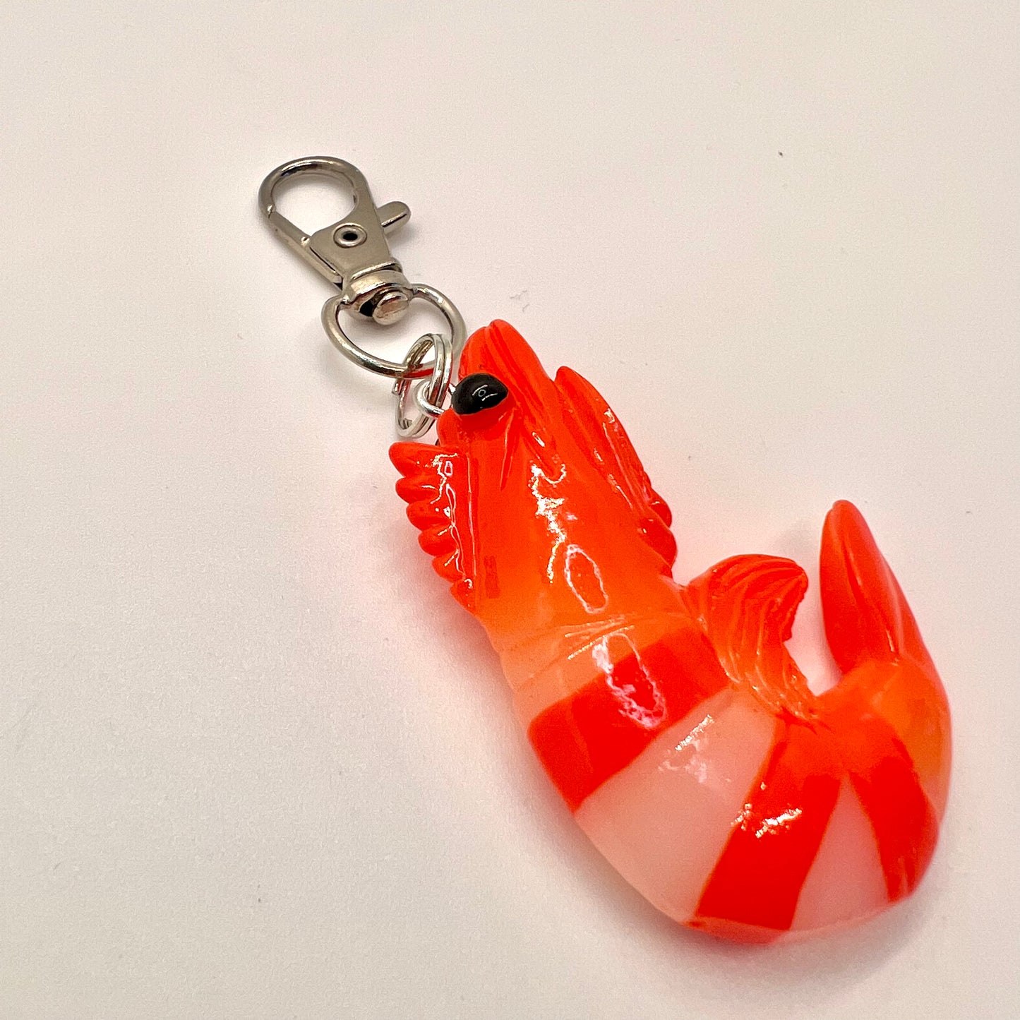 Large Shrimp Keychain