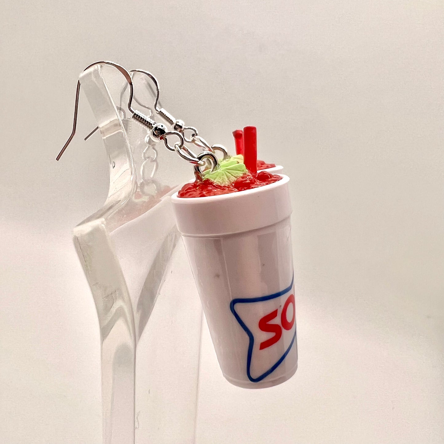 Sonic Slushy Cup Earrings