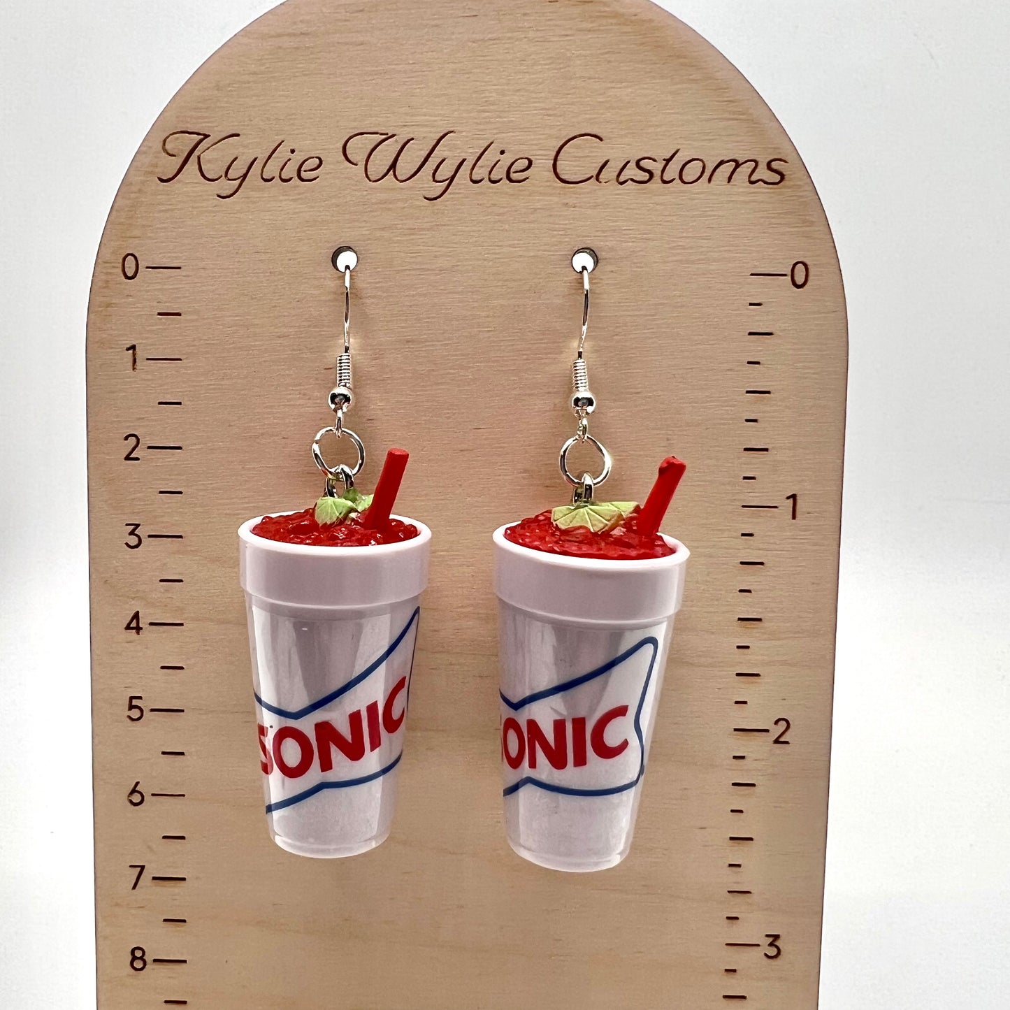 Sonic Slushy Cup Earrings