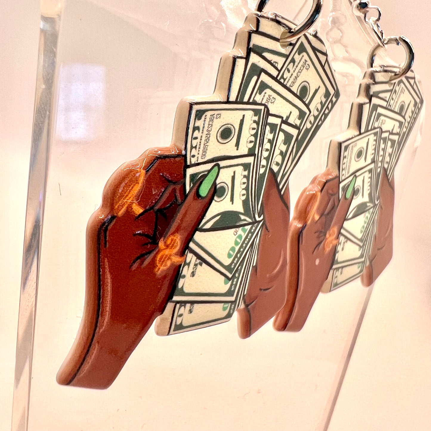 Boss Babe Money Earrings