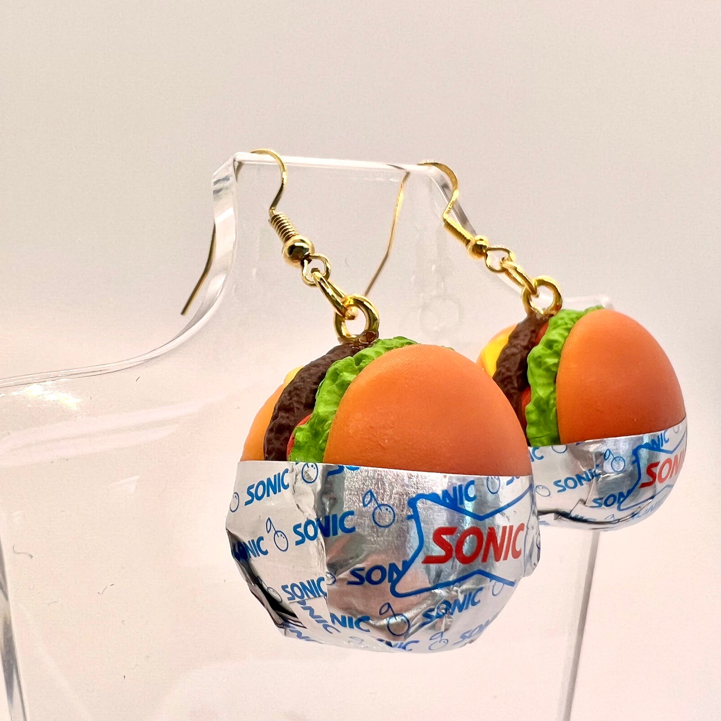 Sonic Burger Earrings