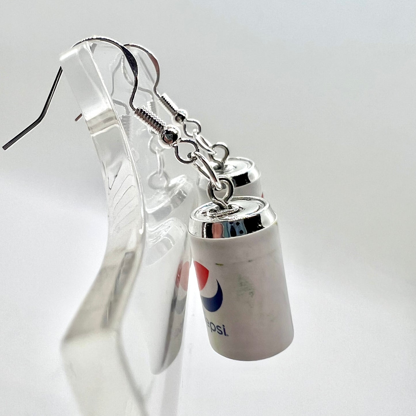 Diet Pepsi Soda Can Earrings