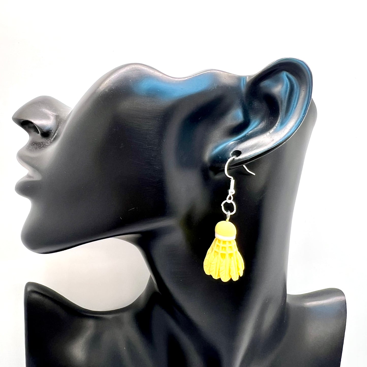 Badminton Birdie Earrings