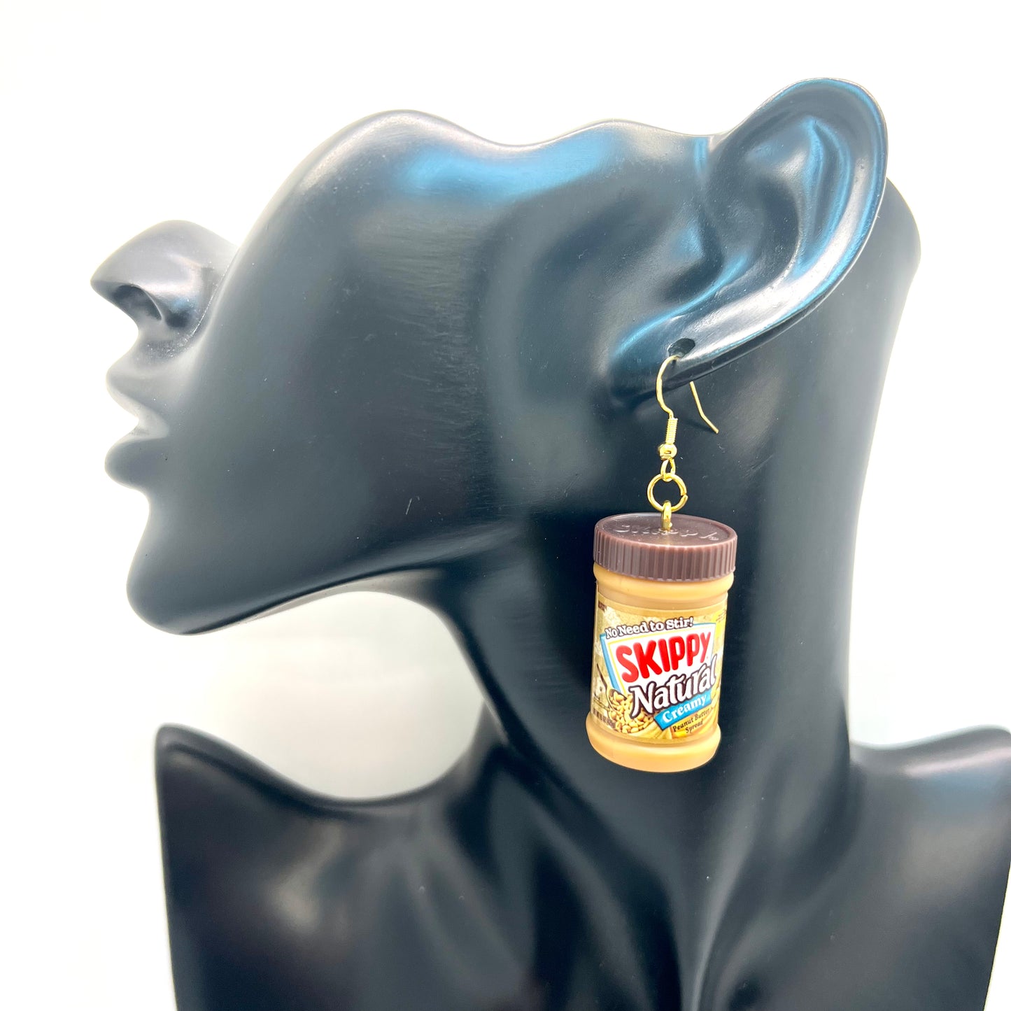 Skippy Peanut Butter Earrings