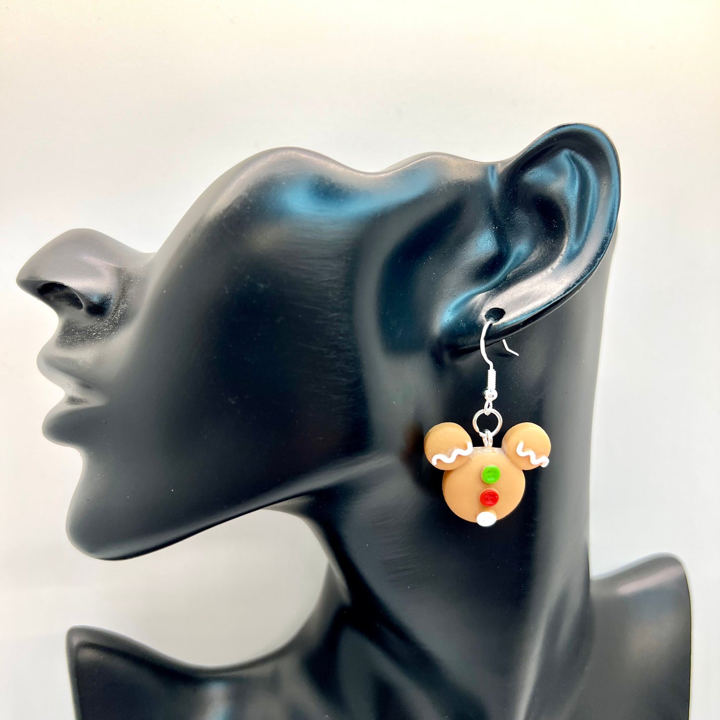 Gingerbread Mickey Earrings
