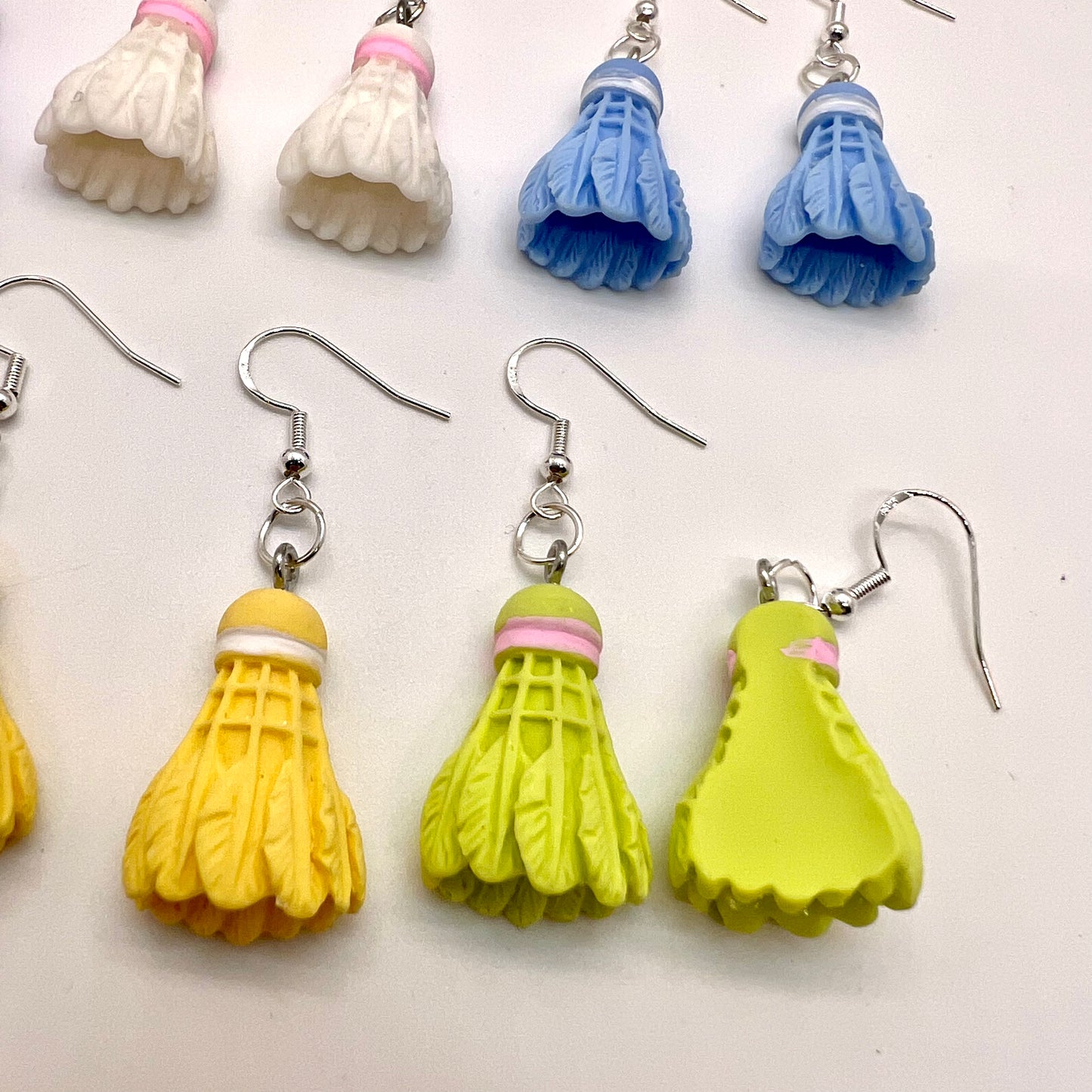 Badminton Birdie Earrings
