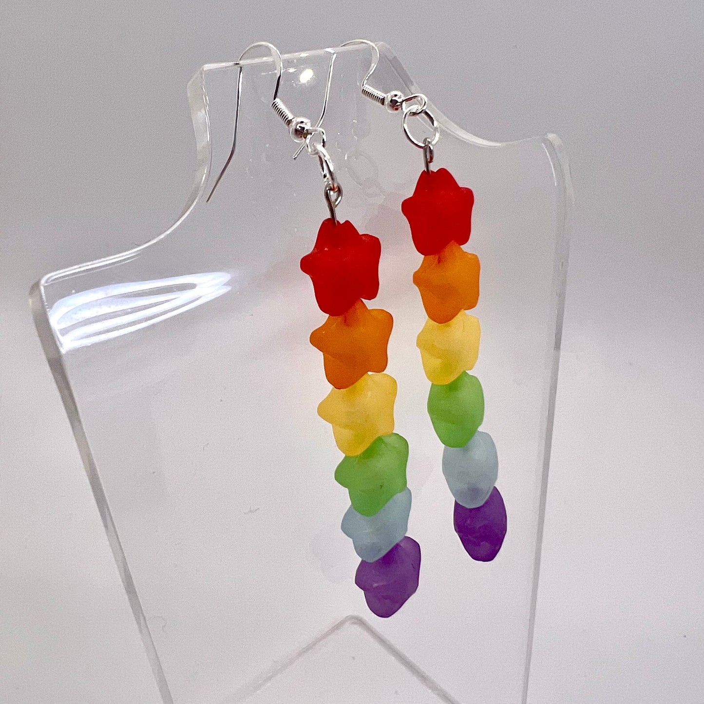 Rainbow Star Earrings