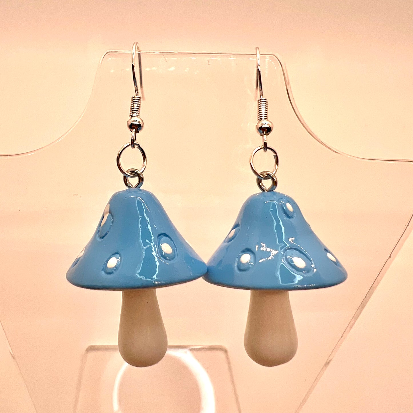 Large Mushroom Earrings