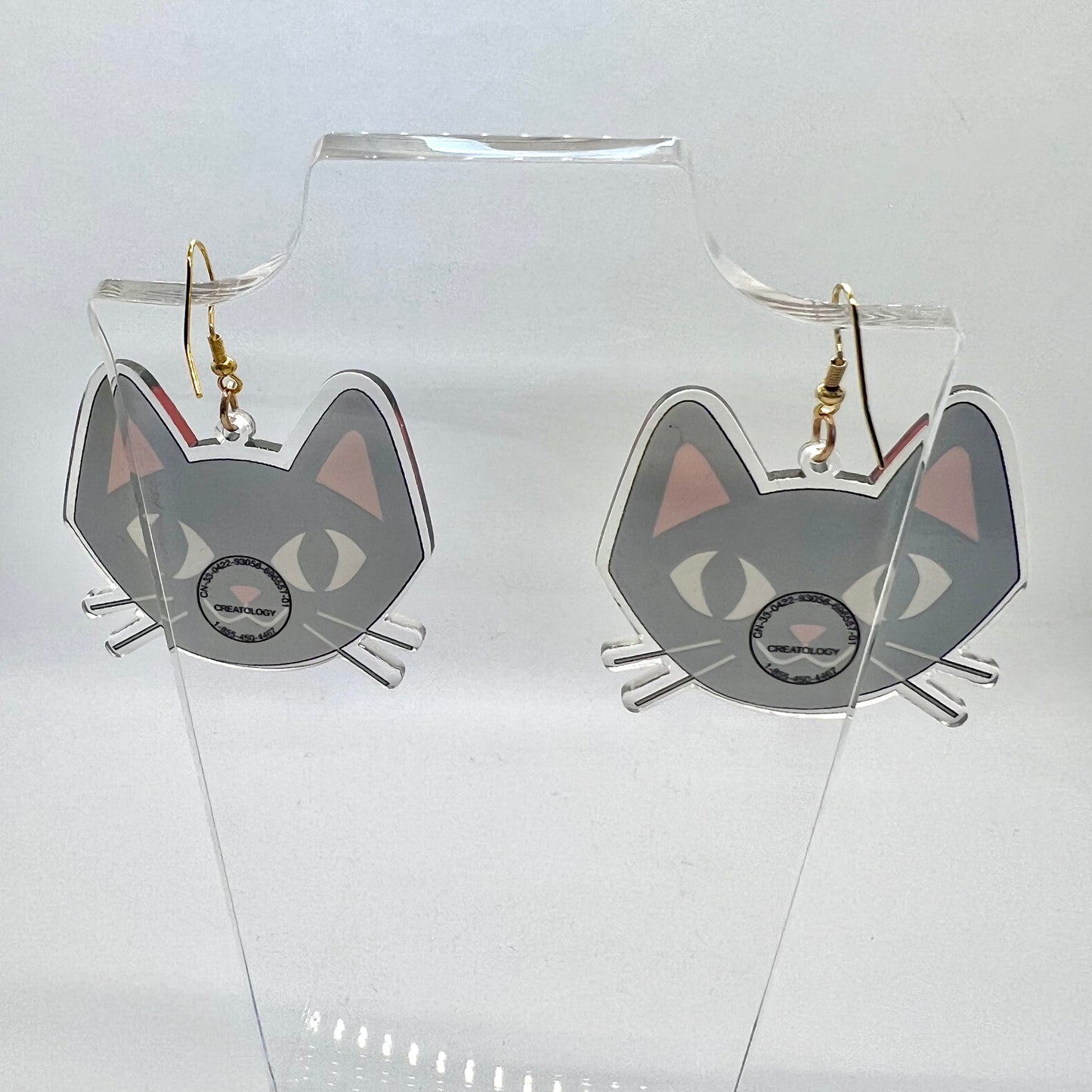 Black Cat Earrings