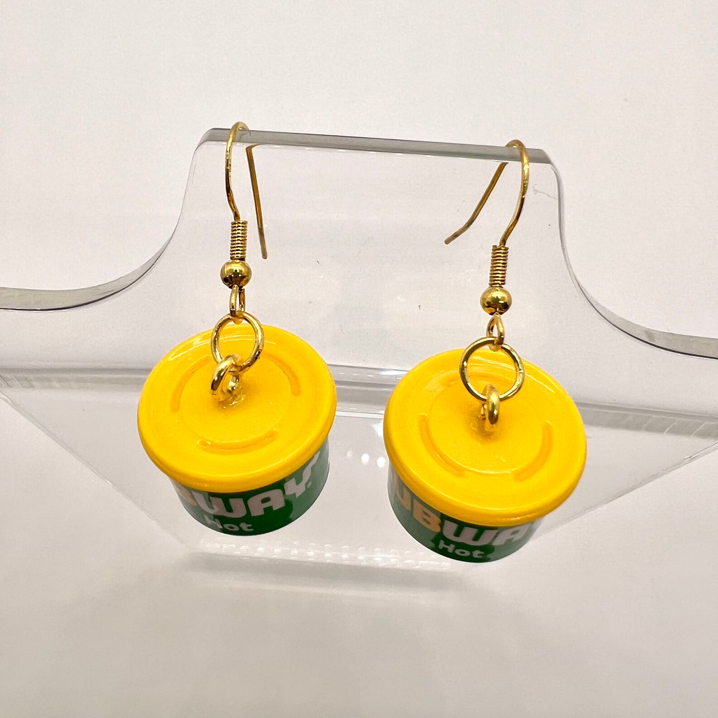 Subway Soup Cup Earrings