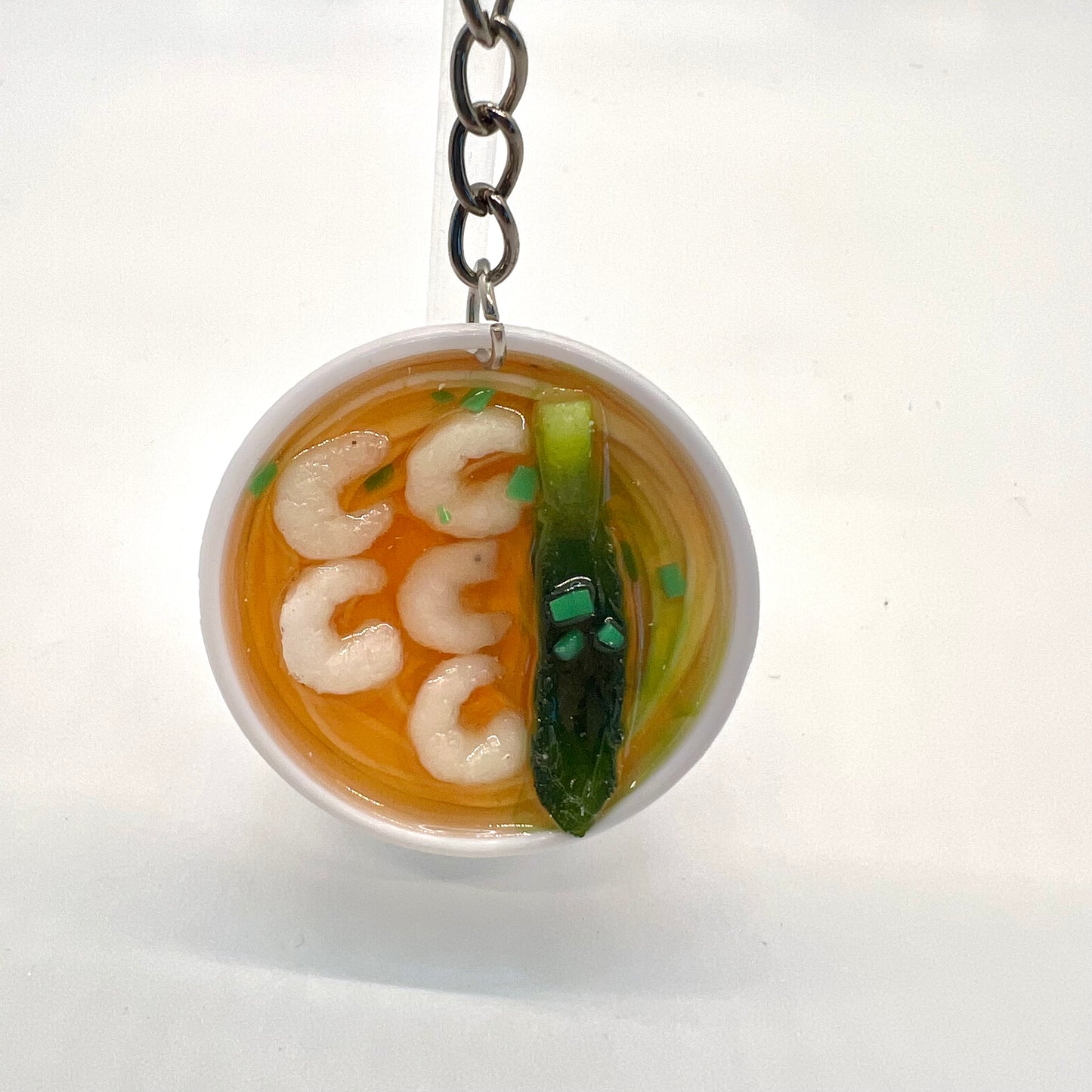 Shrimp Pho Bowl Keychain