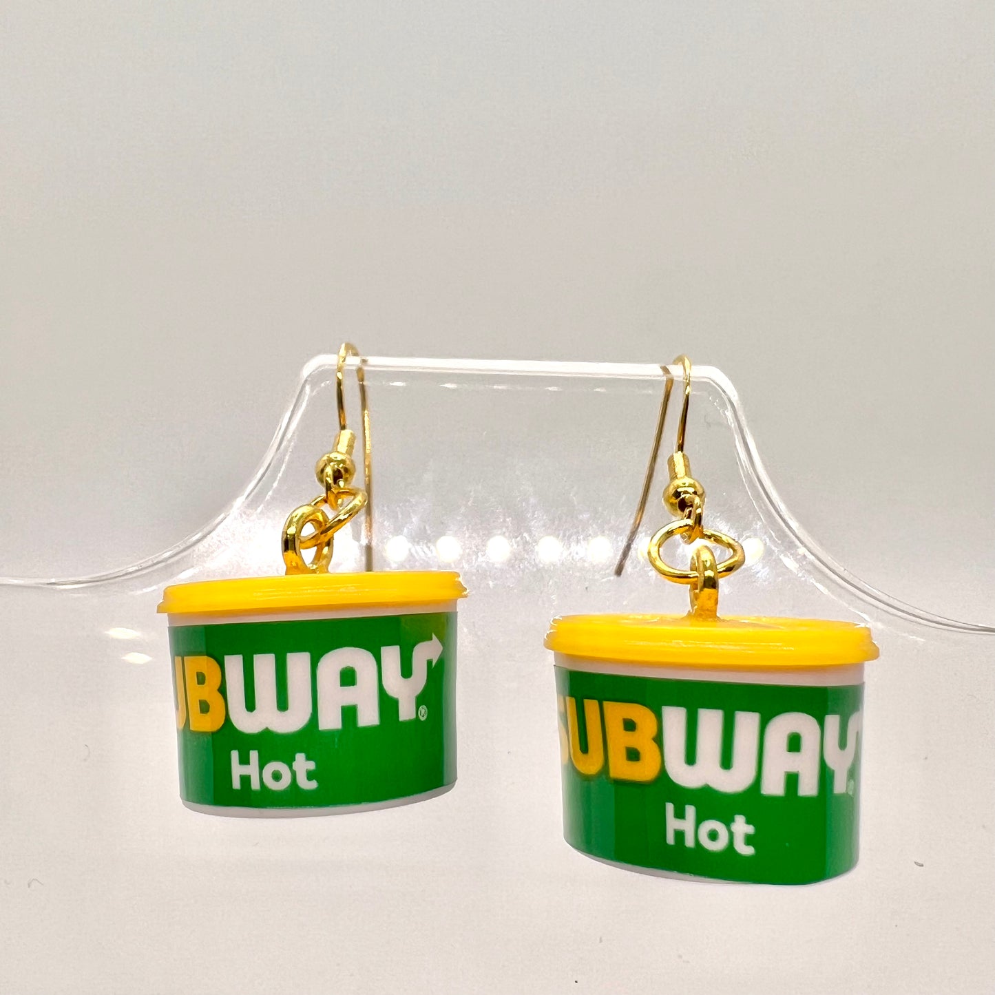 Subway Soup Cup Earrings